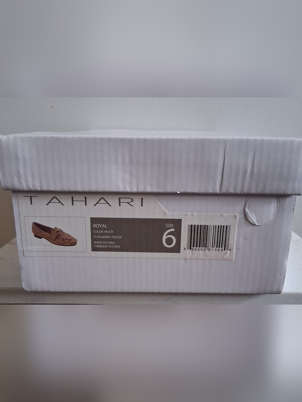 Tahari Pastel Tweed Flats-Size 6 - Picture 5 of 5